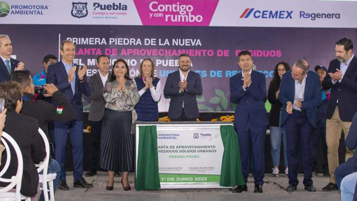 Comenzó la construcción de la primera Planta de Aprovechamiento de Residuos Inorgánicos en Puebla